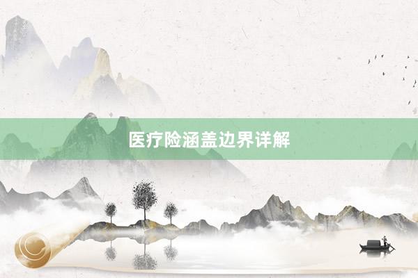 医疗险涵盖边界详解